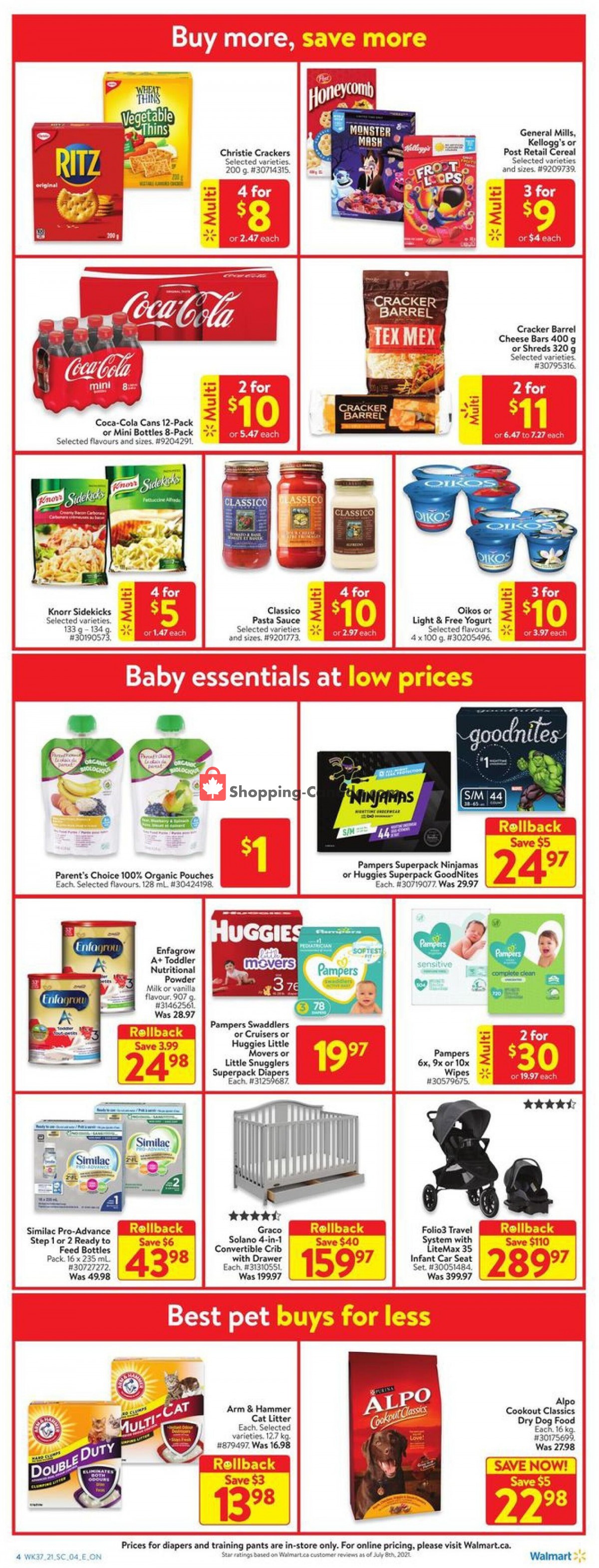 Walmart flyer from Thursday October 7, 2021 to Wednesday October 13, 2021 - page 7