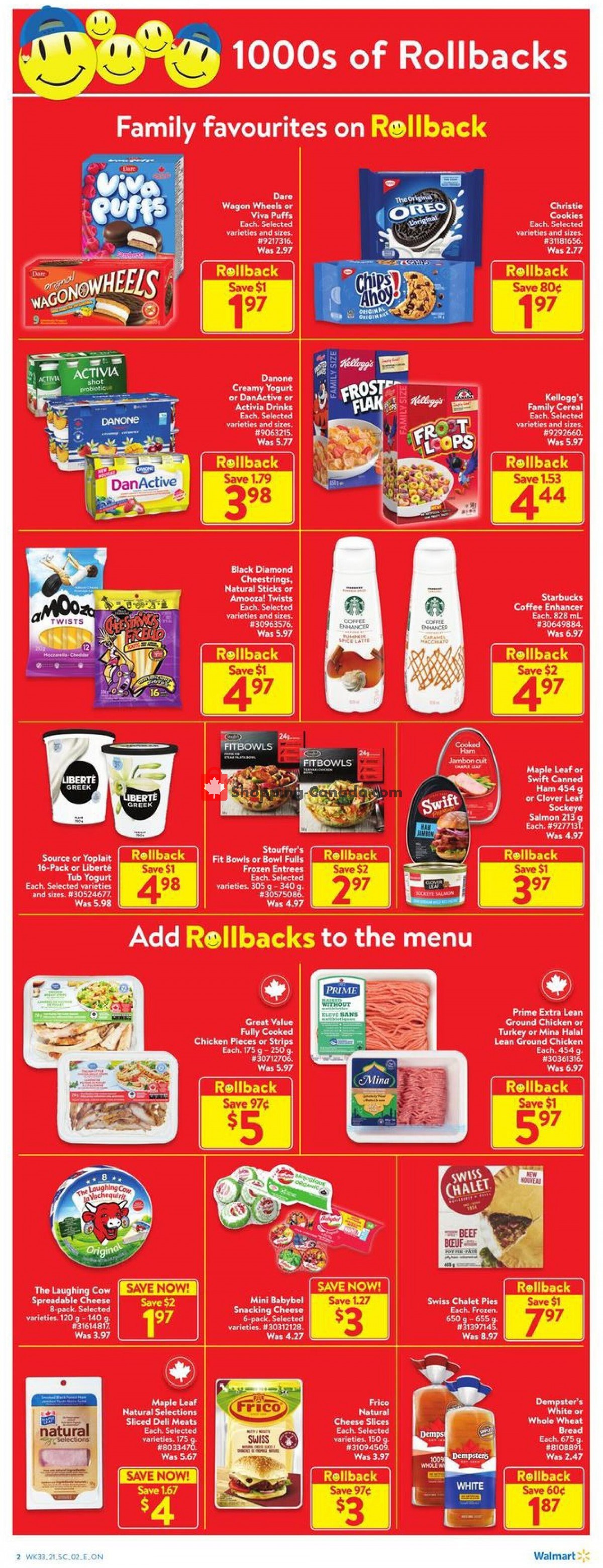 Walmart flyer from Thursday September 9, 2021 to Wednesday September 15, 2021 - page 2