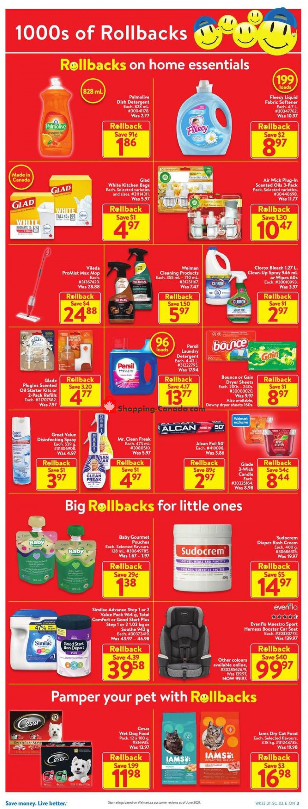 Walmart flyer from Thursday September 9, 2021 to Wednesday September 15, 2021 - page 3