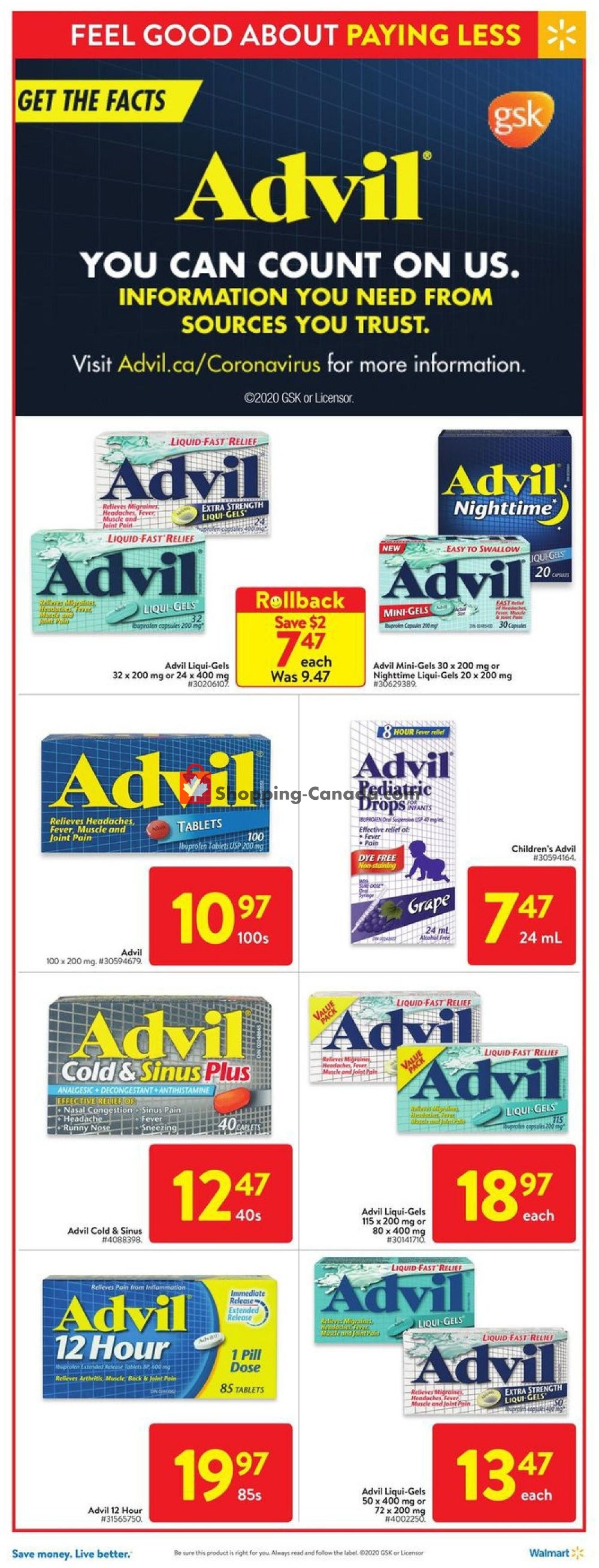 Walmart flyer from Thursday August 6, 2020 to Wednesday August 12, 2020 - page 10