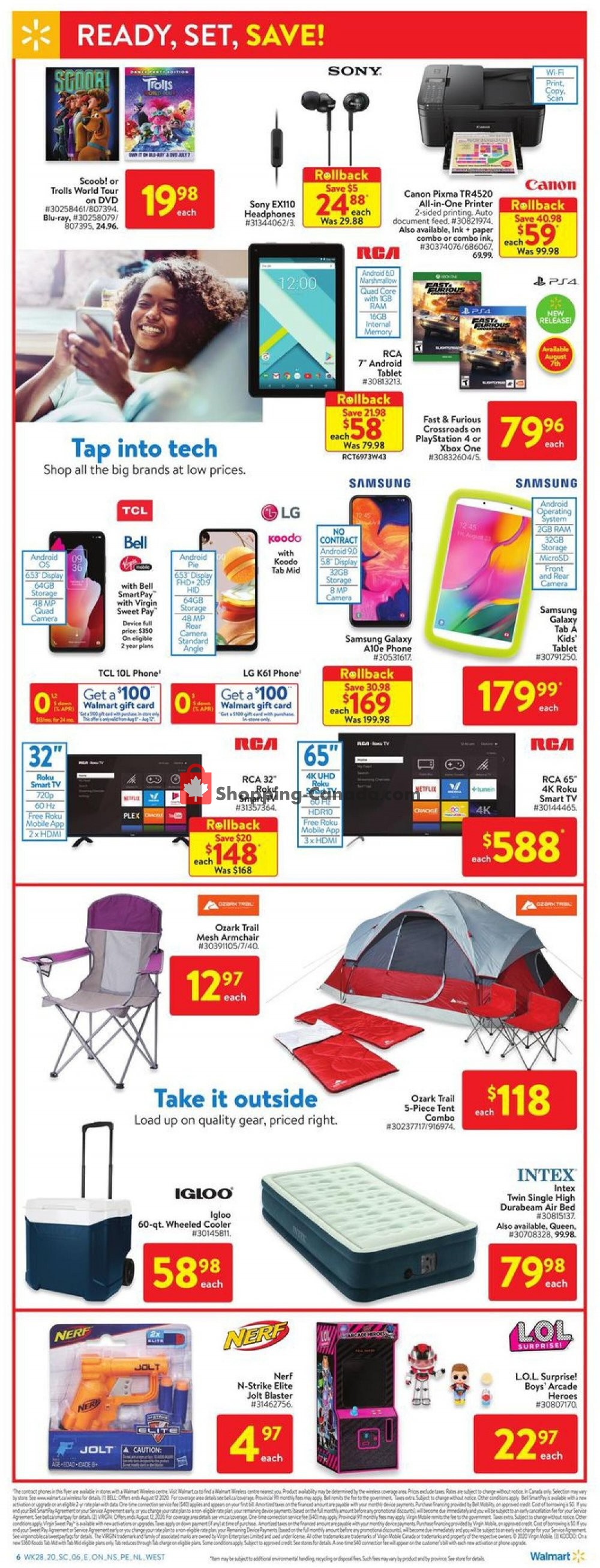 Walmart flyer from Thursday August 6, 2020 to Wednesday August 12, 2020 - page 11