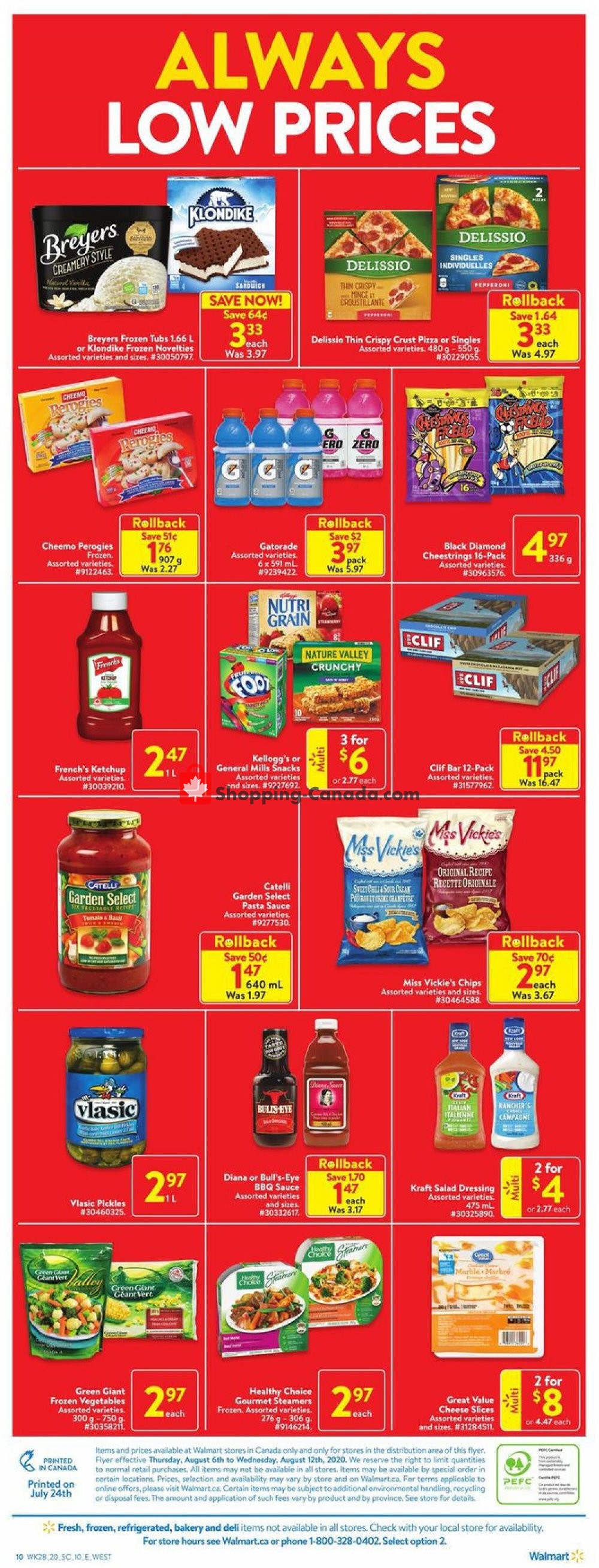 Walmart flyer from Thursday August 6, 2020 to Wednesday August 12, 2020 - page 5