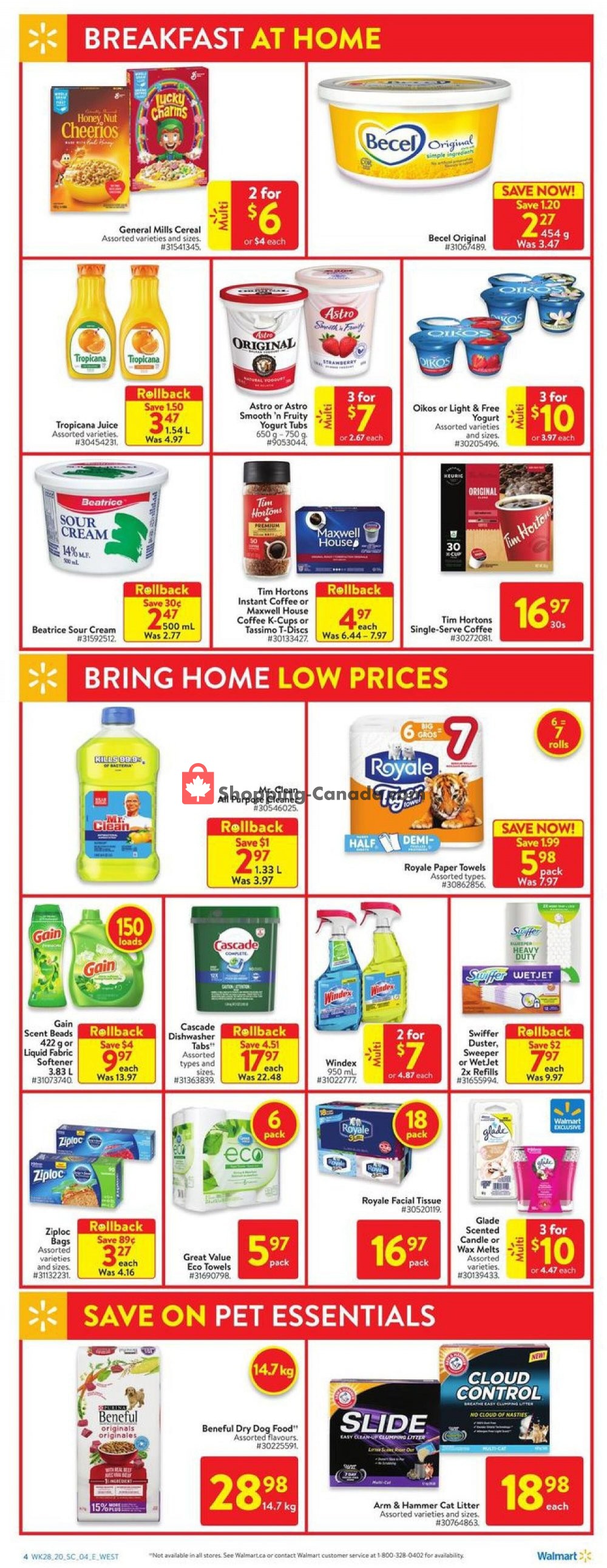 Walmart flyer from Thursday August 6, 2020 to Wednesday August 12, 2020 - page 7
