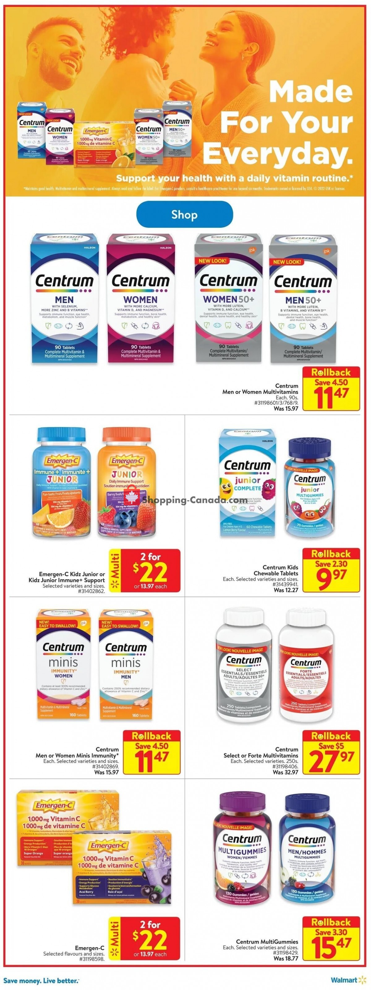 Walmart flyer from Thursday January 12, 2023 to Wednesday January 18, 2023 - page 14