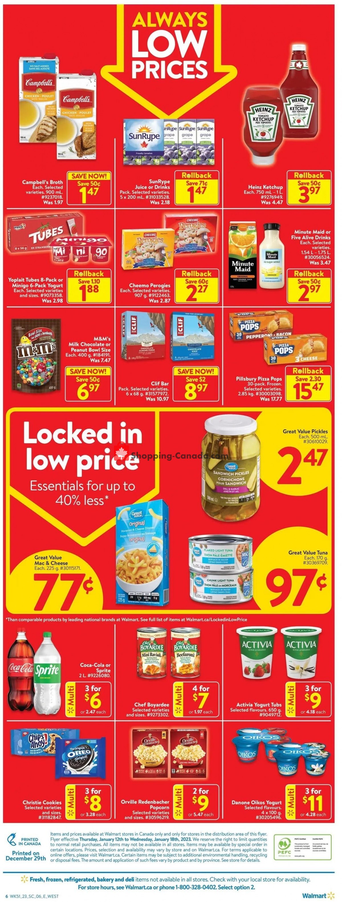 Walmart flyer from Thursday January 12, 2023 to Wednesday January 18, 2023 - page 3