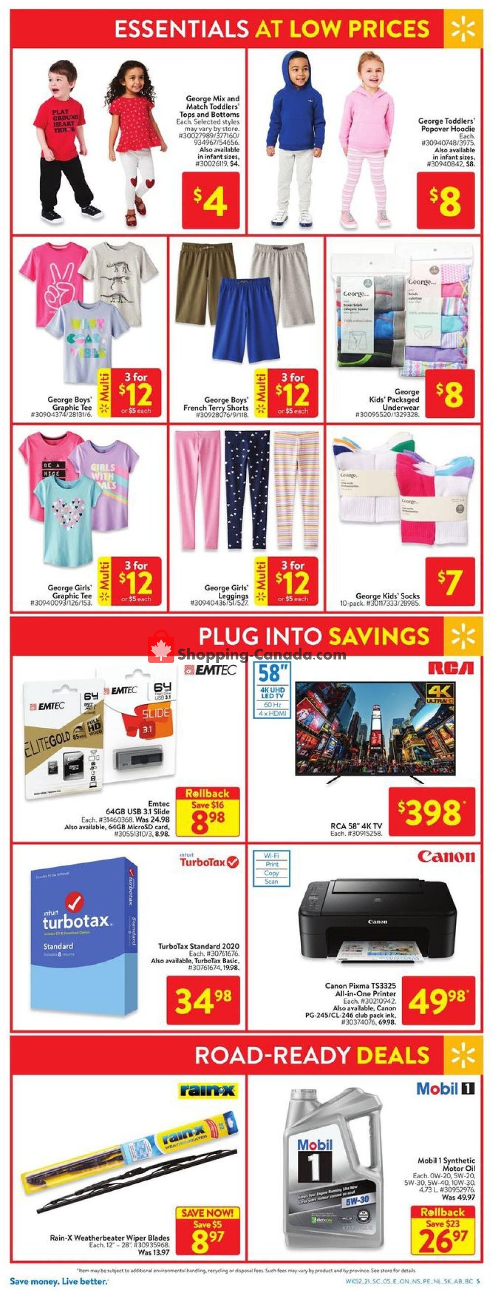 Walmart flyer from Thursday January 21, 2021 to Wednesday January 27, 2021 - page 9