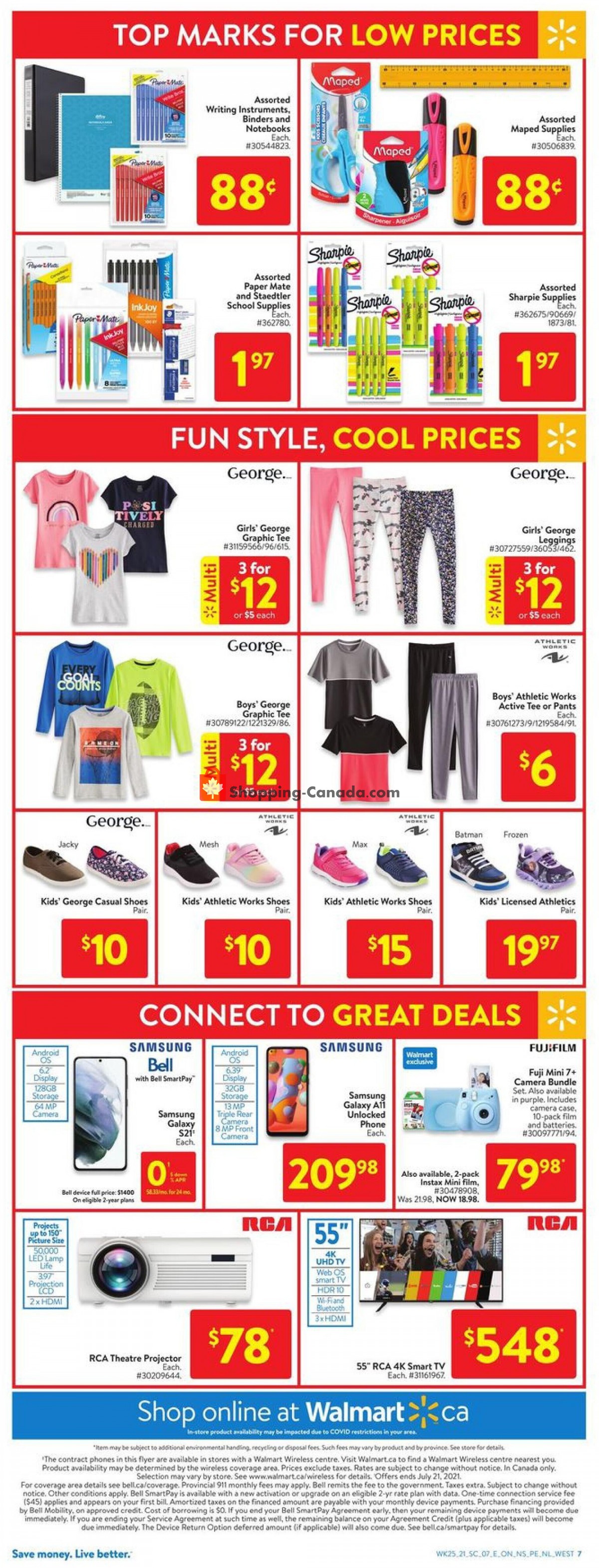 Walmart flyer from Thursday July 15, 2021 to Wednesday July 21, 2021 - page 16