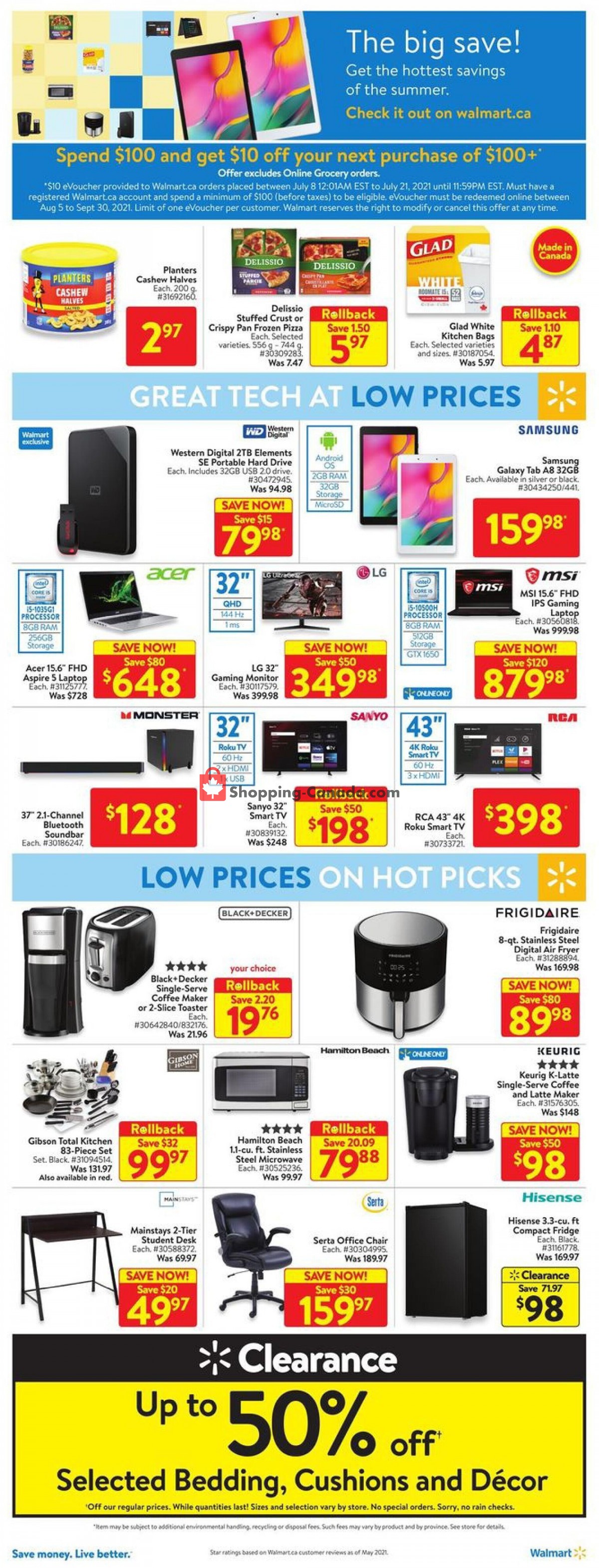 Walmart flyer from Thursday July 15, 2021 to Wednesday July 21, 2021 - page 17