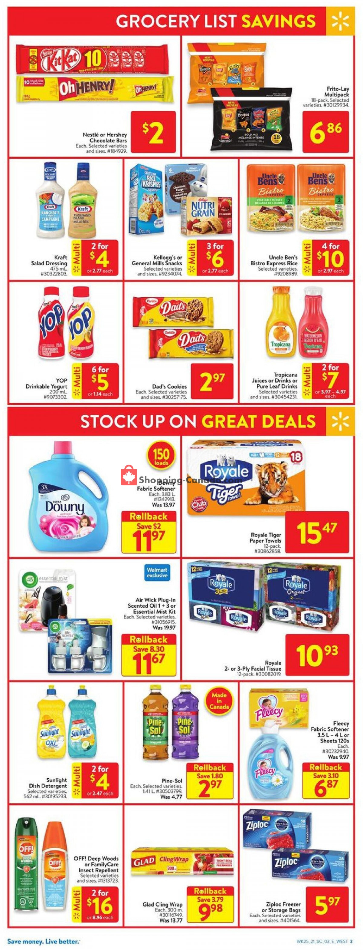 Walmart flyer from Thursday July 15, 2021 to Wednesday July 21, 2021 - page 4
