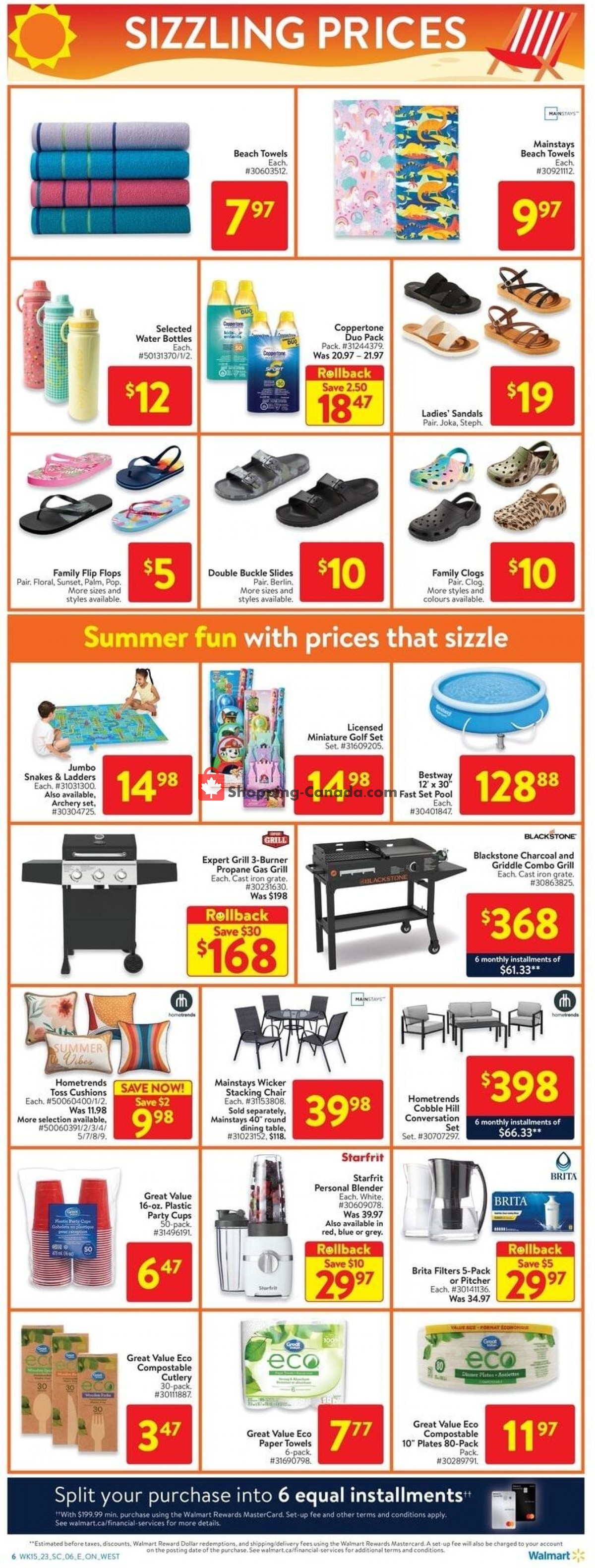Walmart Canada, flyer (Always Low Prices West) May 4 May 10