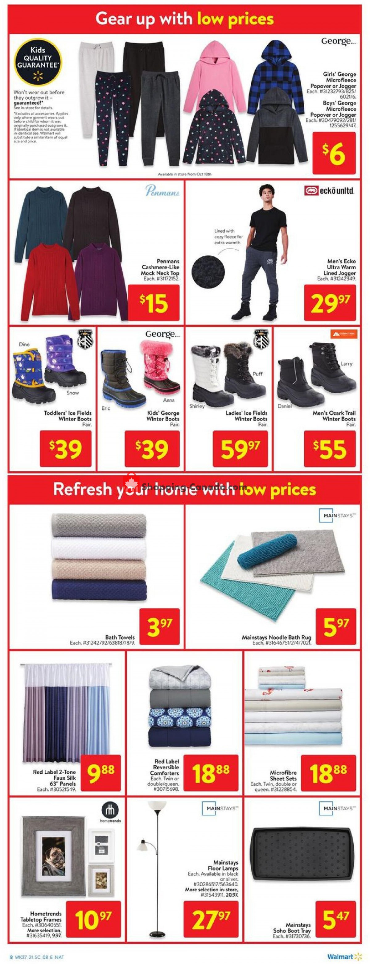 Walmart flyer from Thursday October 7, 2021 to Wednesday October 13, 2021 - page 19
