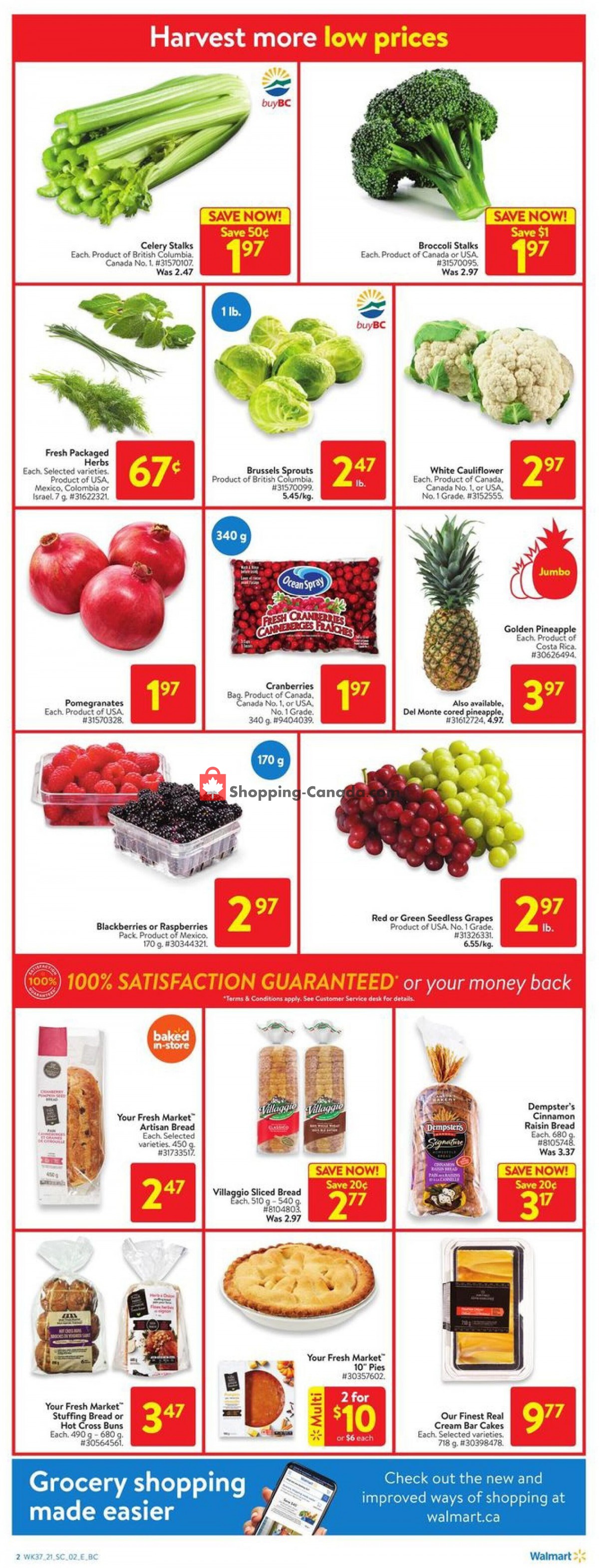 Walmart flyer from Thursday October 7, 2021 to Wednesday October 13, 2021 - page 2