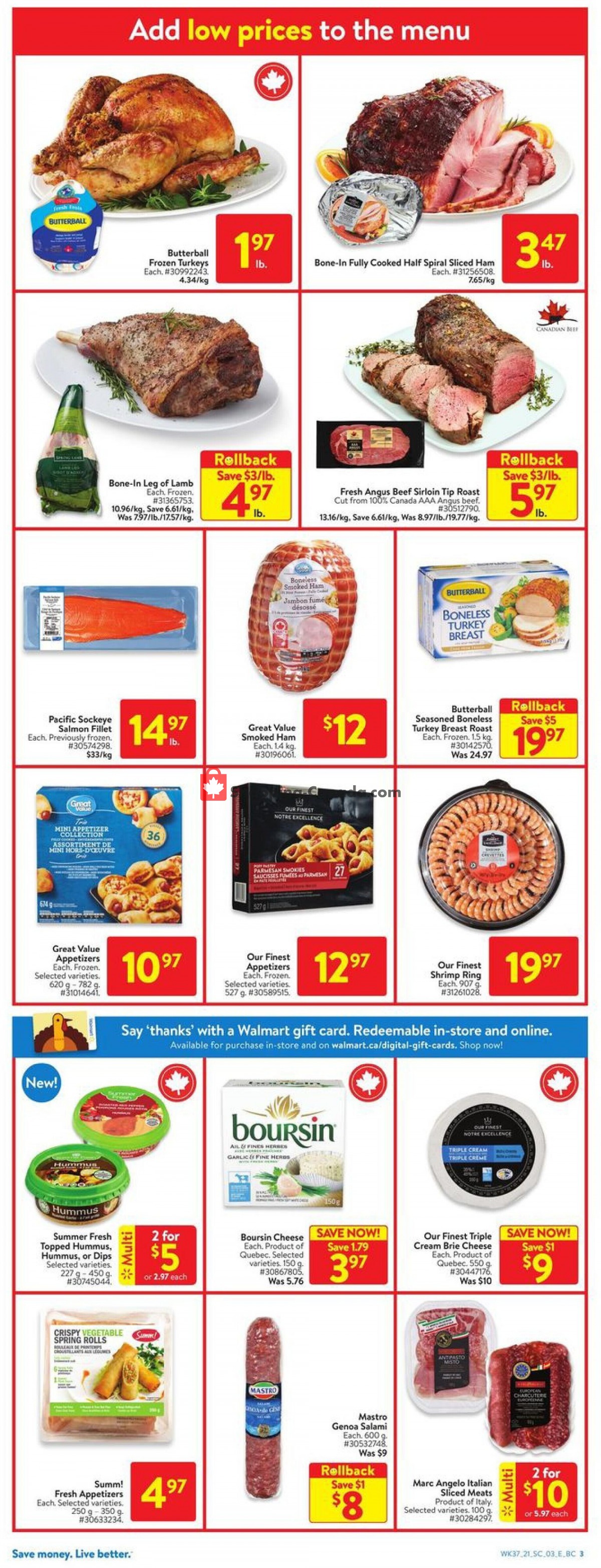 Walmart flyer from Thursday October 7, 2021 to Wednesday October 13, 2021 - page 3