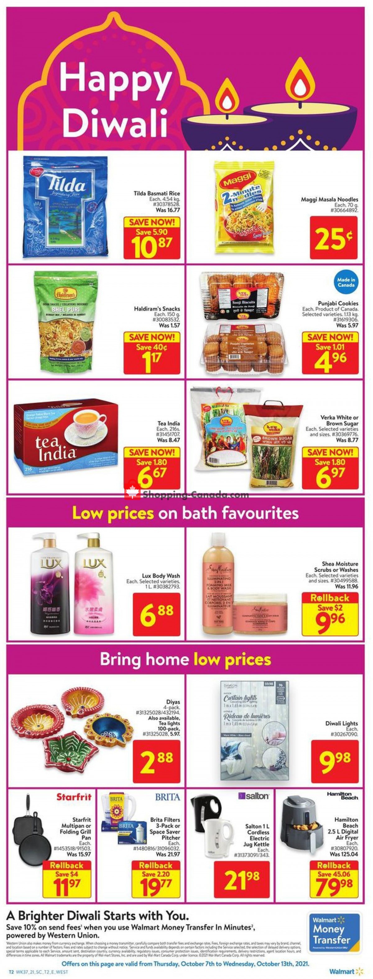 Walmart flyer from Thursday October 7, 2021 to Wednesday October 13, 2021 - page 6