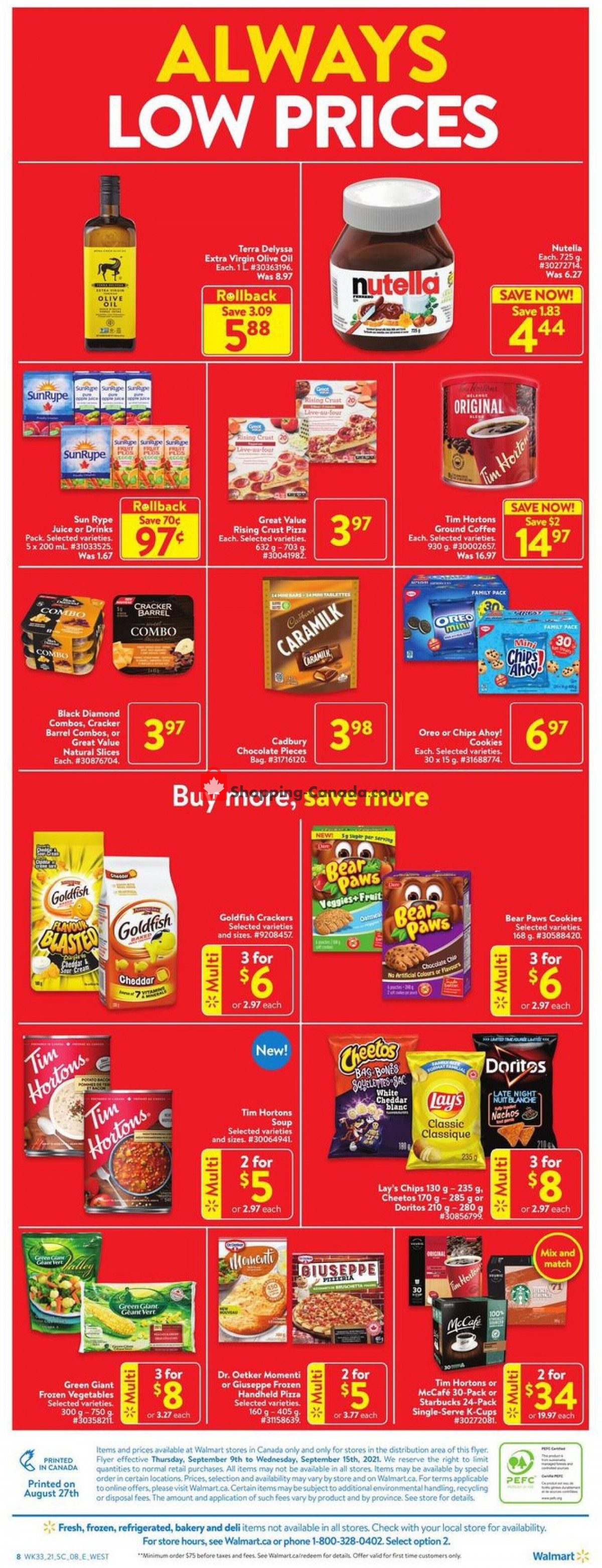 Walmart flyer from Thursday September 9, 2021 to Wednesday September 15, 2021 - page 5