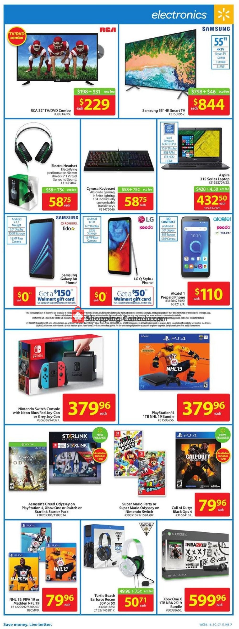 Walmart flyer from Thursday October 11, 2018 to Wednesday October 17, 2018 - page 15