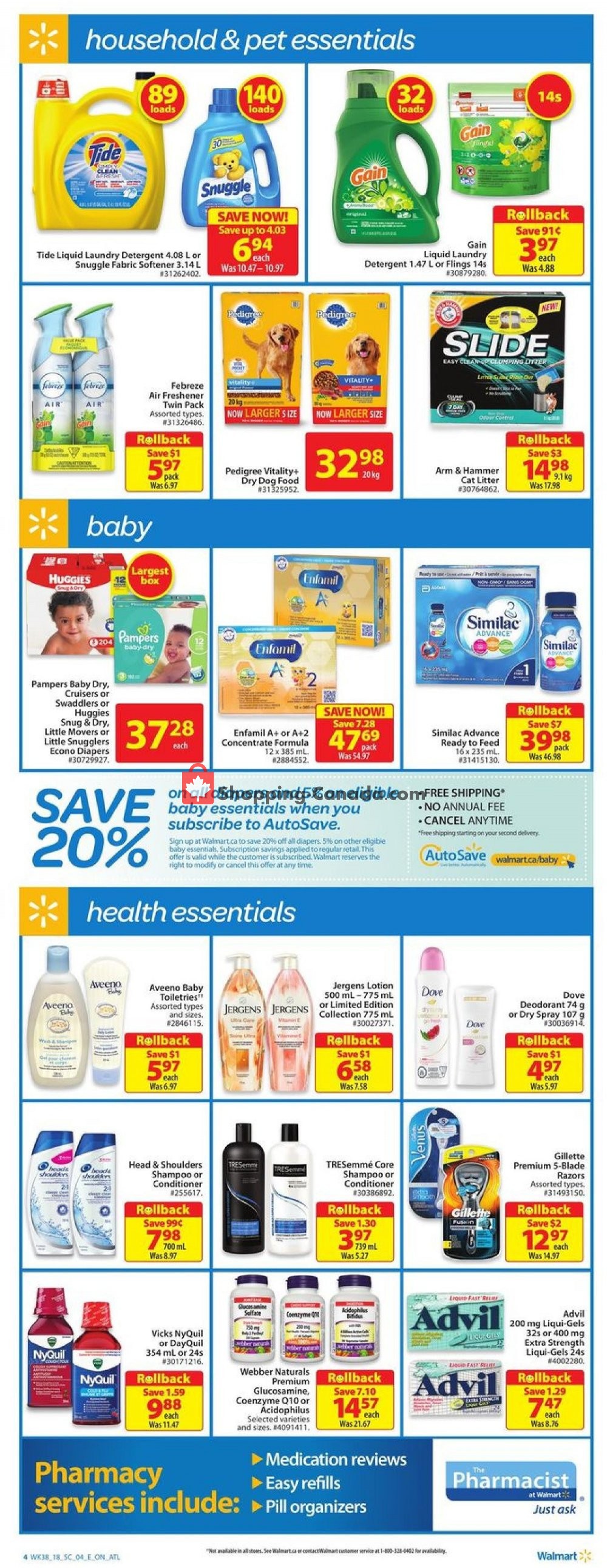 Walmart flyer from Thursday October 11, 2018 to Wednesday October 17, 2018 - page 6