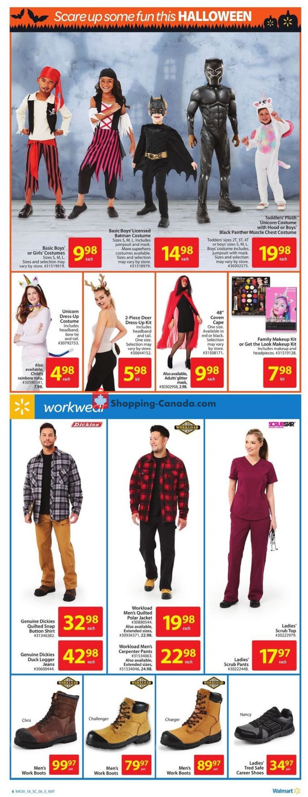 Walmart flyer from Thursday October 18, 2018 to Wednesday October 24, 2018 - page 6