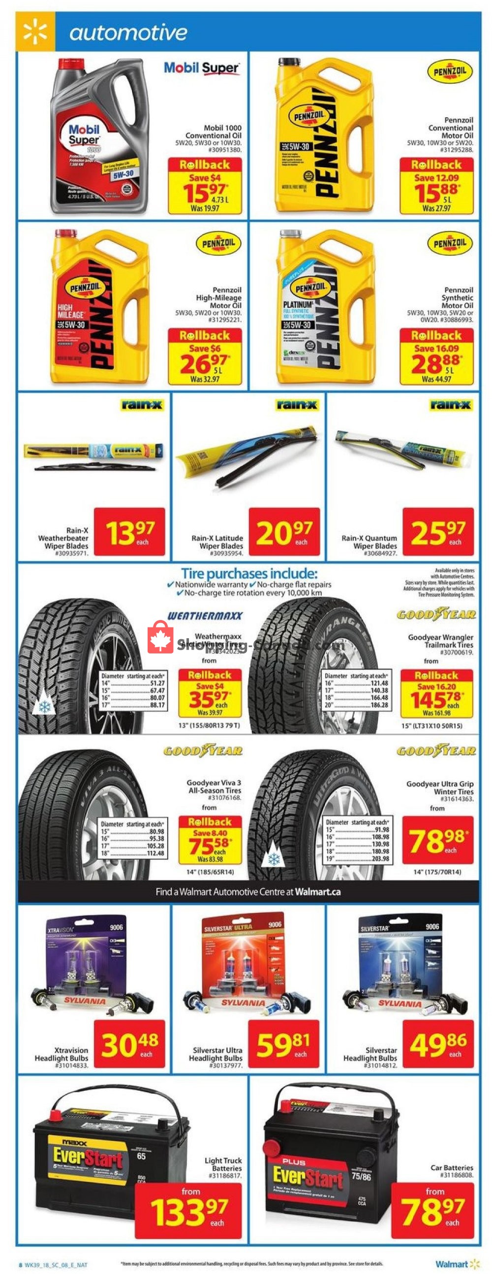 Walmart flyer from Thursday October 18, 2018 to Wednesday October 24, 2018 - page 9
