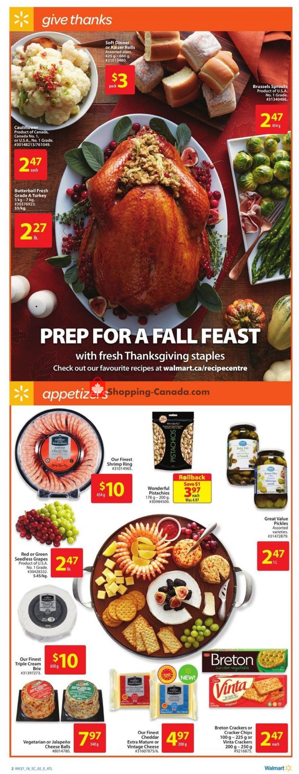 Walmart flyer from Thursday October 4, 2018 to Wednesday October 10, 2018 - page 2