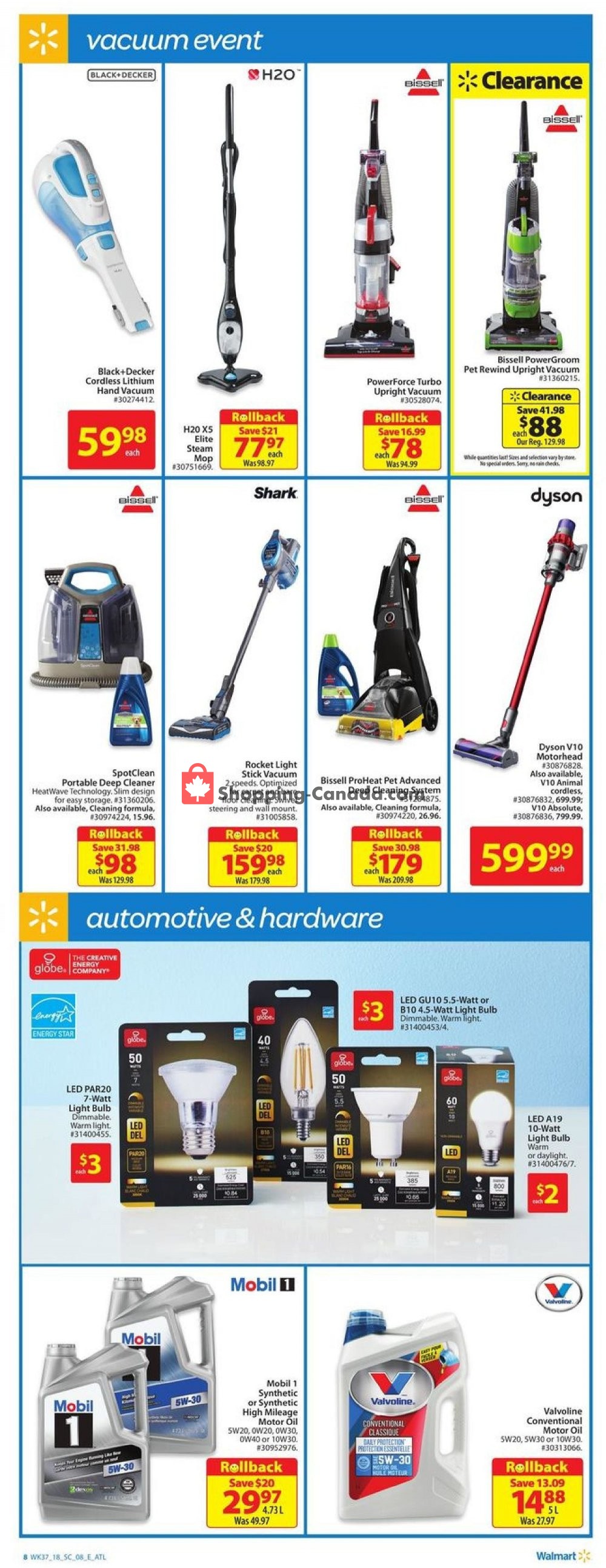 Walmart flyer from Thursday October 4, 2018 to Wednesday October 10, 2018 - page 8