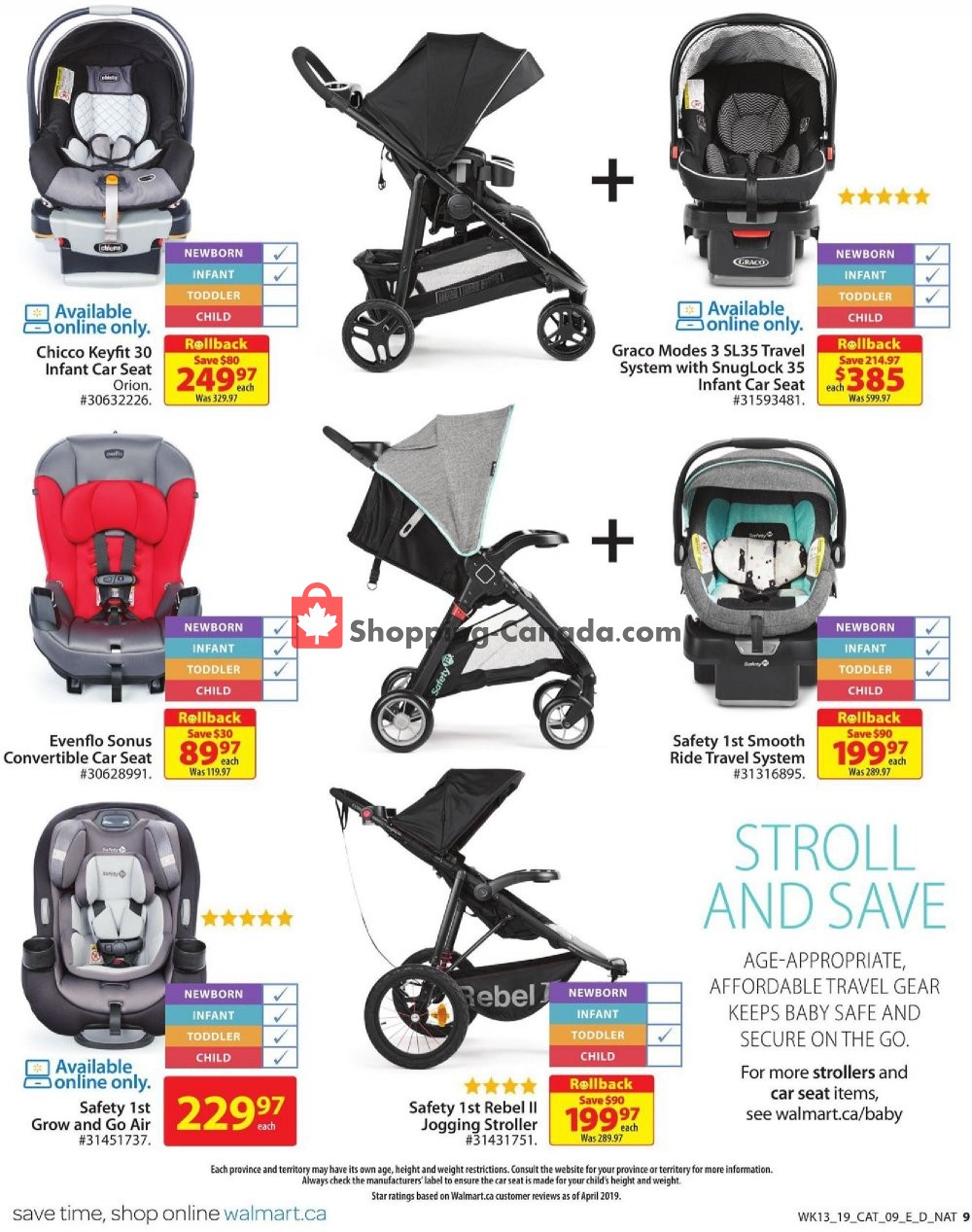 Walmart flyer from Thursday April 18, 2019 to Wednesday May 1, 2019 - page 9