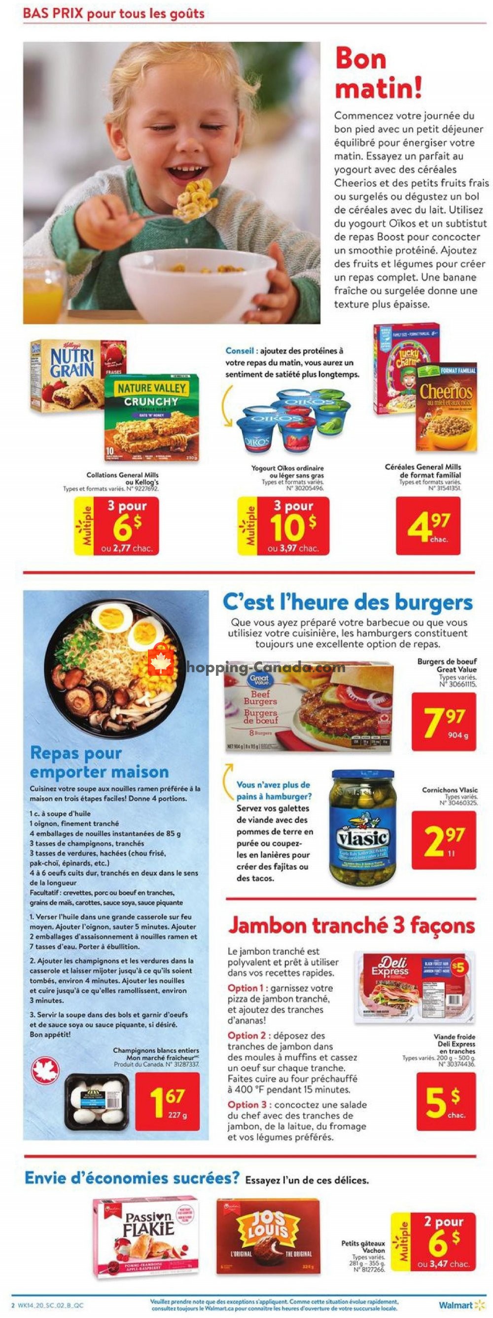 Walmart flyer from Thursday April 30, 2020 to Wednesday May 6, 2020 - page 2