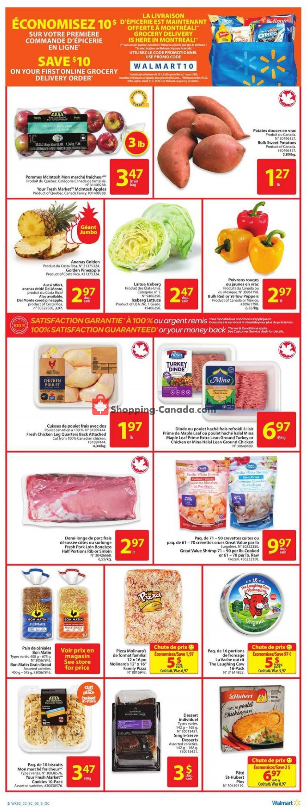 Walmart flyer from Thursday January 16, 2020 to Wednesday January 22, 2020 - page 2