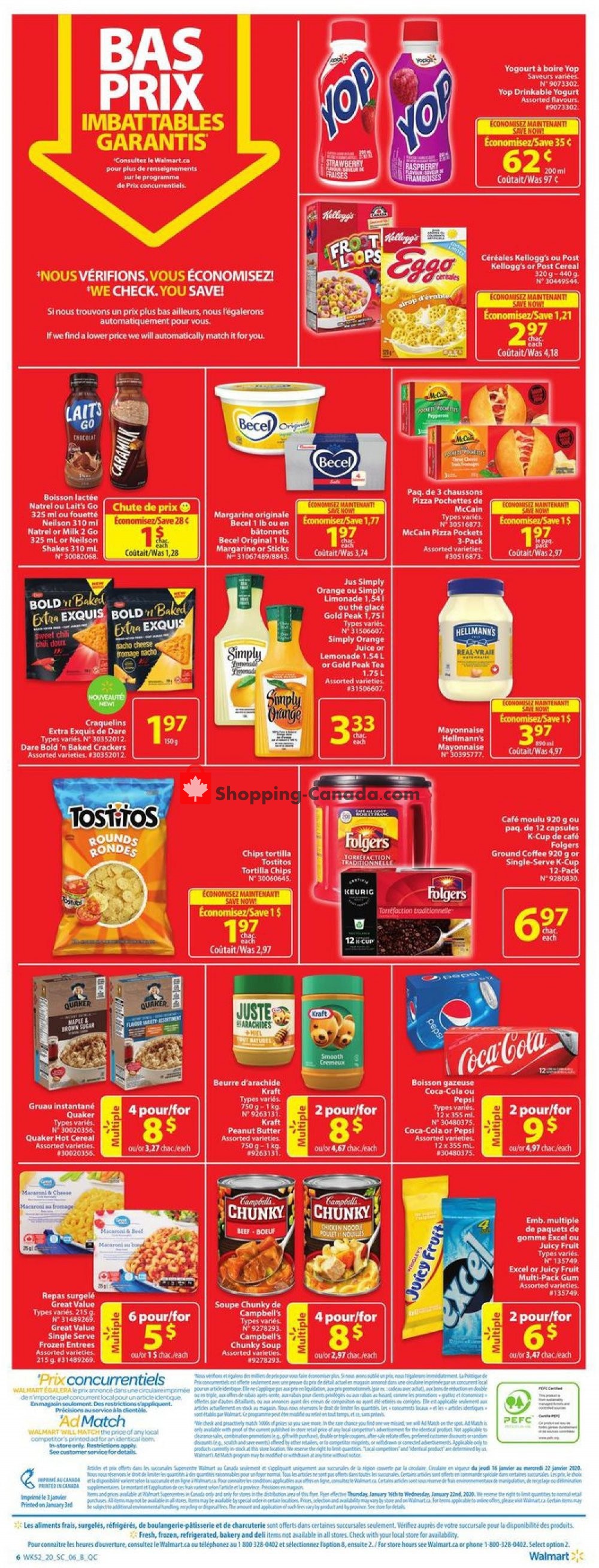 Walmart flyer from Thursday January 16, 2020 to Wednesday January 22, 2020 - page 3