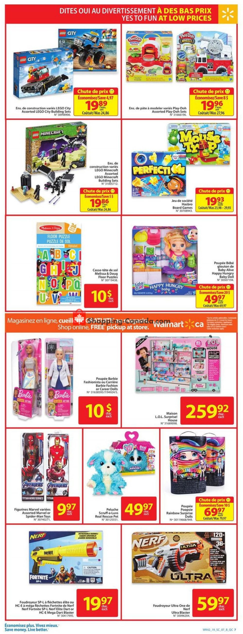 Walmart flyer from Thursday November 7, 2019 to Wednesday November 13, 2019 - page 12