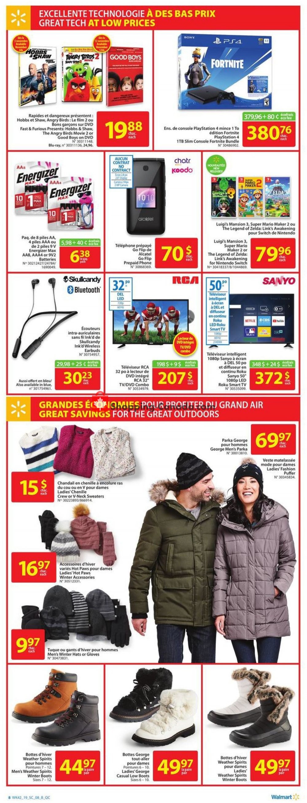 Walmart flyer from Thursday November 7, 2019 to Wednesday November 13, 2019 - page 13
