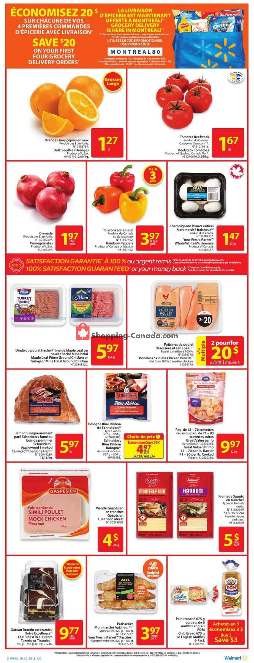 Walmart flyer from Thursday November 7, 2019 to Wednesday November 13, 2019 - page 2