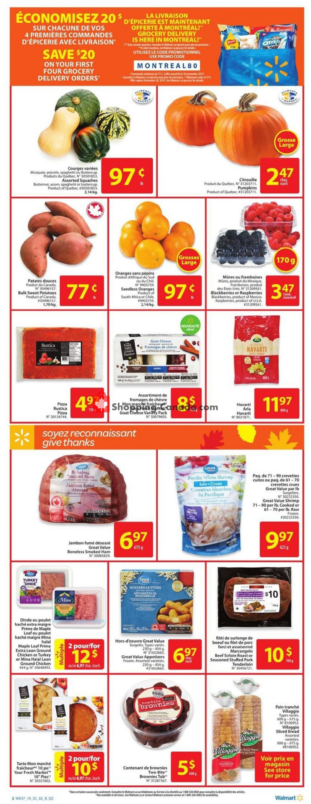 Walmart flyer from Thursday October 3, 2019 to Wednesday October 9, 2019 - page 2