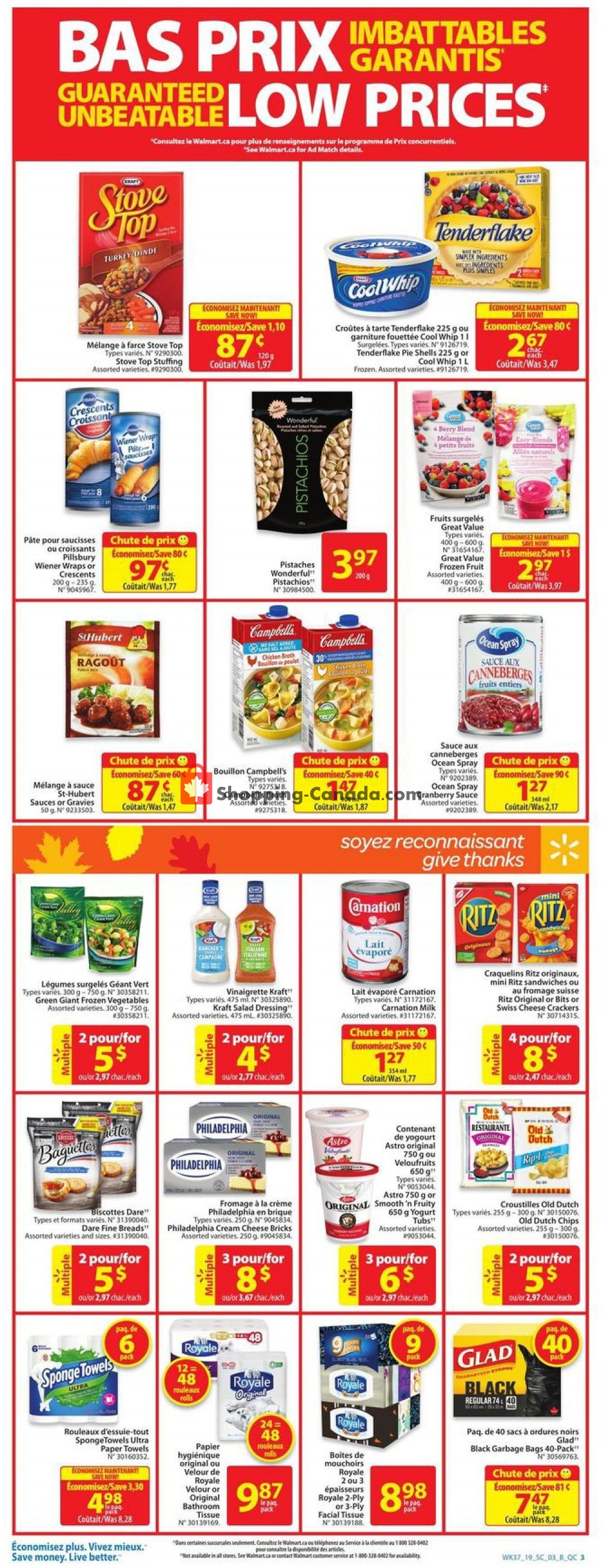 Walmart flyer from Thursday October 3, 2019 to Wednesday October 9, 2019 - page 3