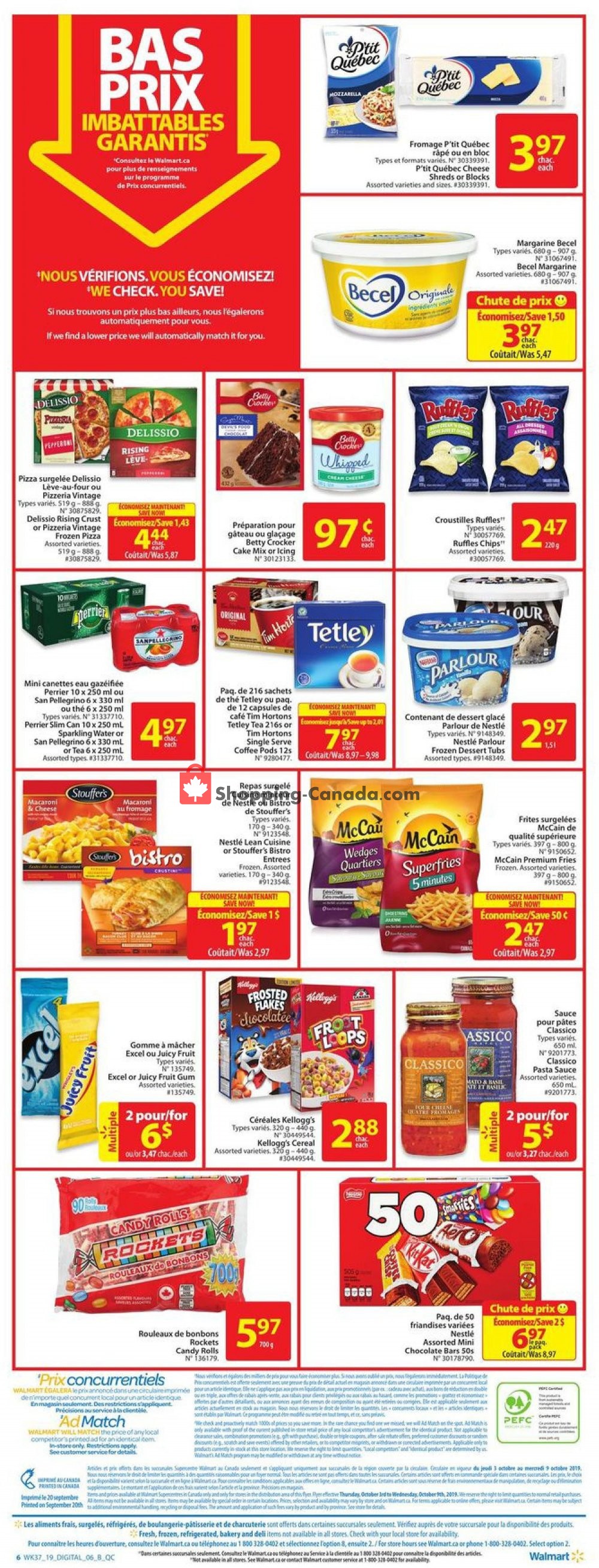 Walmart flyer from Thursday October 3, 2019 to Wednesday October 9, 2019 - page 4