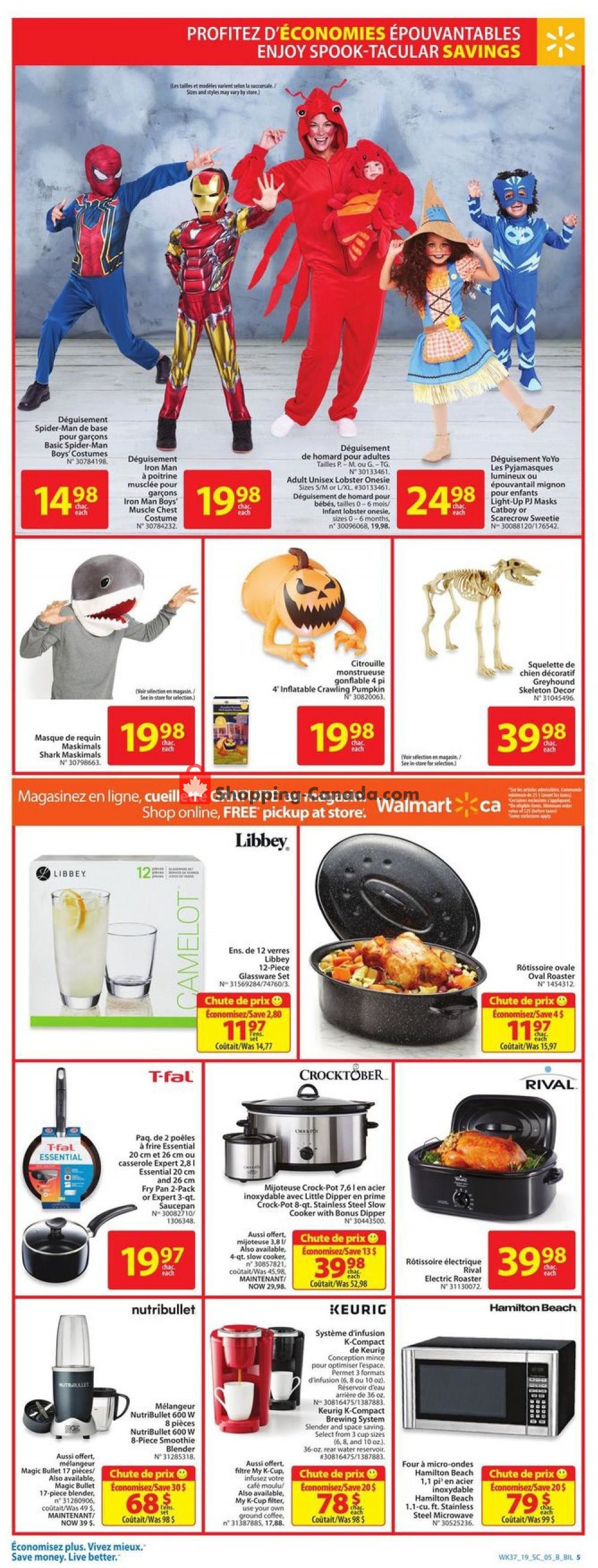 Walmart flyer from Thursday October 3, 2019 to Wednesday October 9, 2019 - page 9
