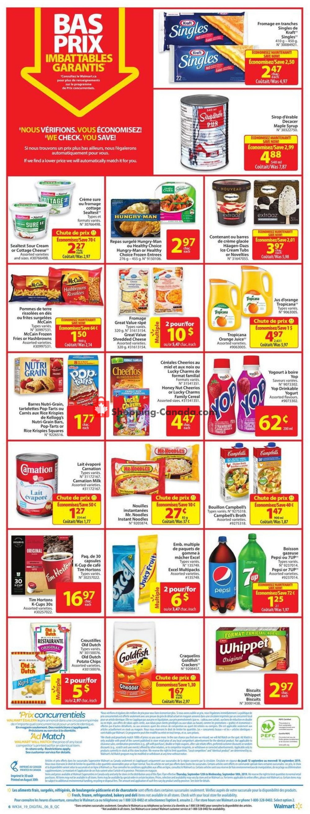 Walmart flyer from Thursday September 12, 2019 to Wednesday September 18, 2019 - page 3