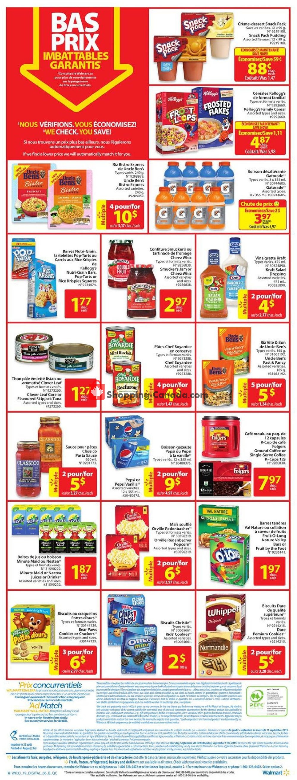 Walmart flyer from Thursday September 5, 2019 to Wednesday September 11, 2019 - page 2