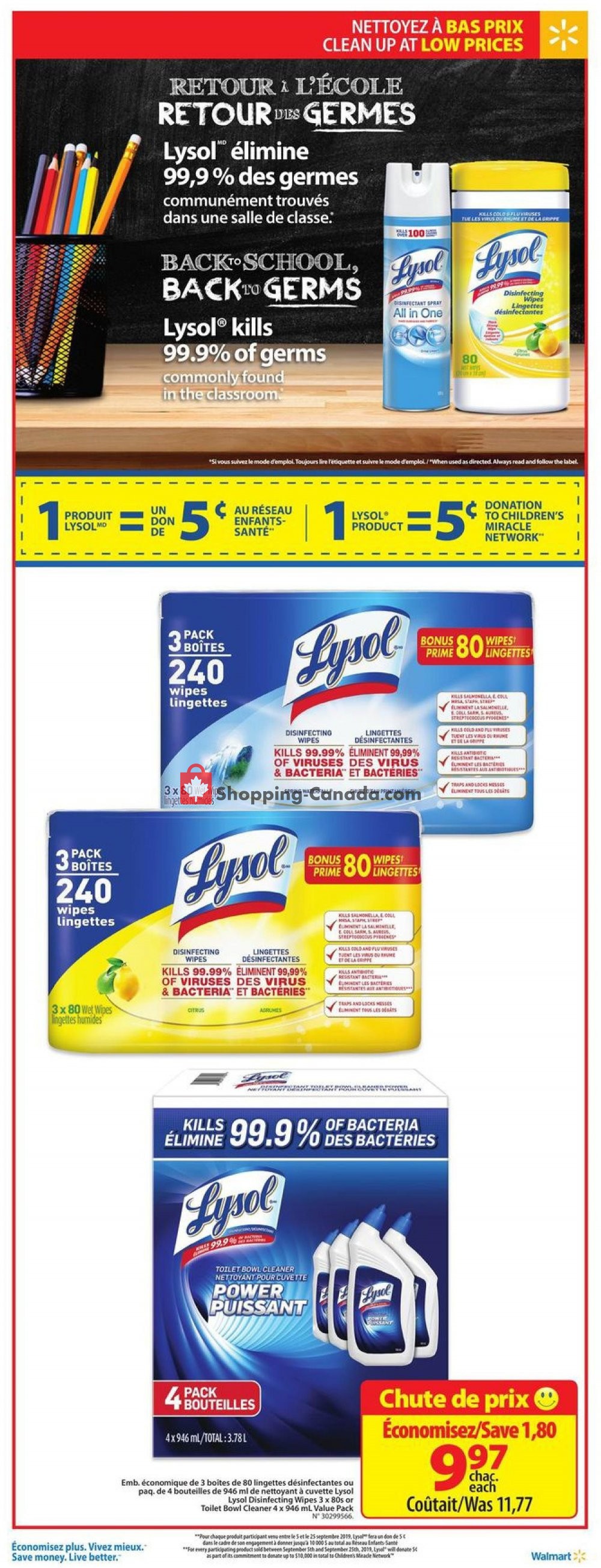 Walmart flyer from Thursday September 5, 2019 to Wednesday September 11, 2019 - page 7
