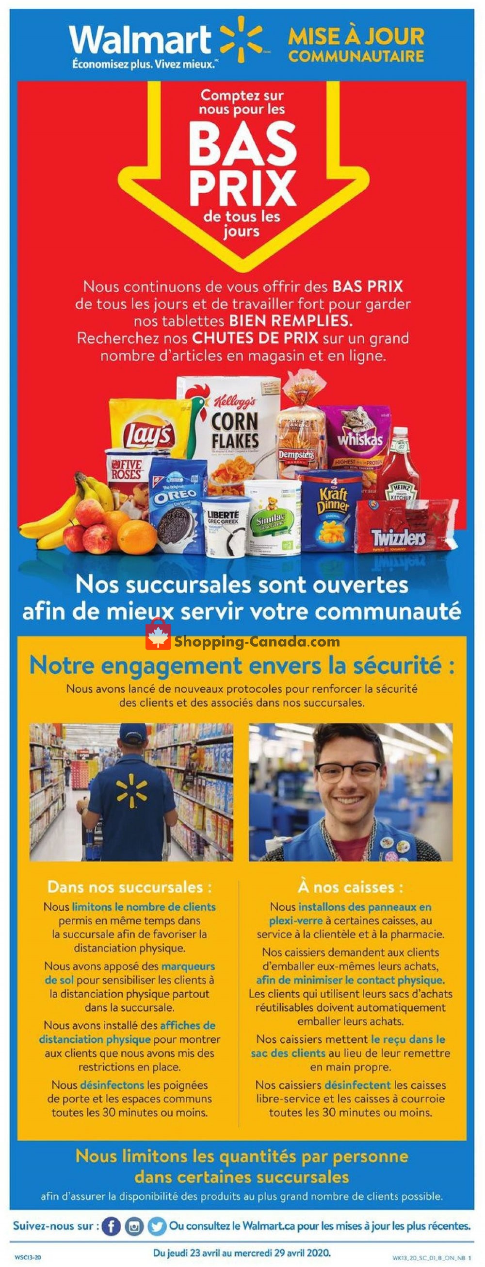 Walmart flyer from Thursday April 23, 2020 to Wednesday April 29, 2020 - page 2