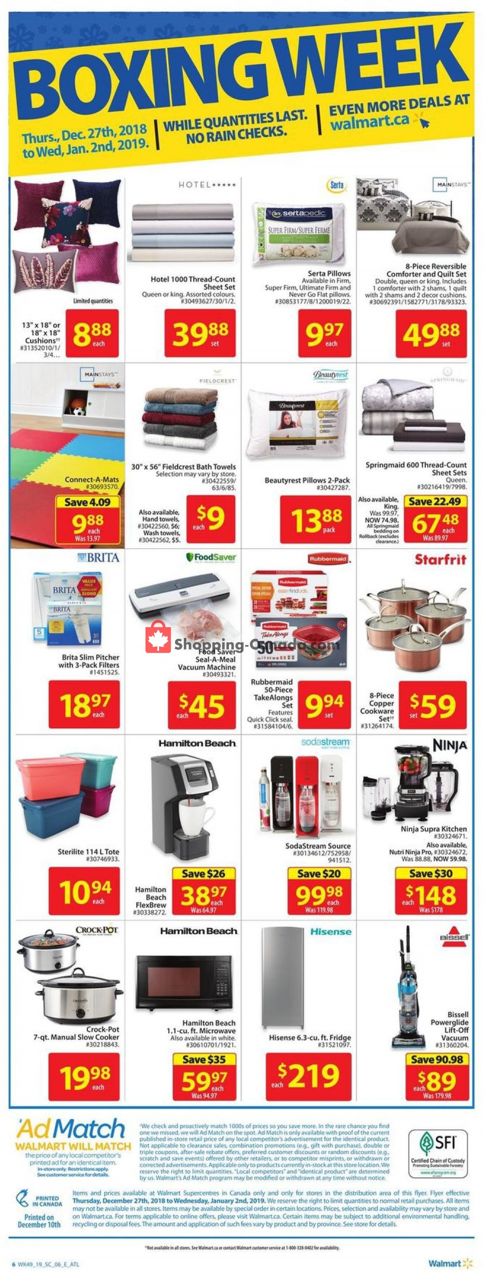 Walmart flyer from Thursday December 27, 2018 to Wednesday January 2, 2019 - page 11