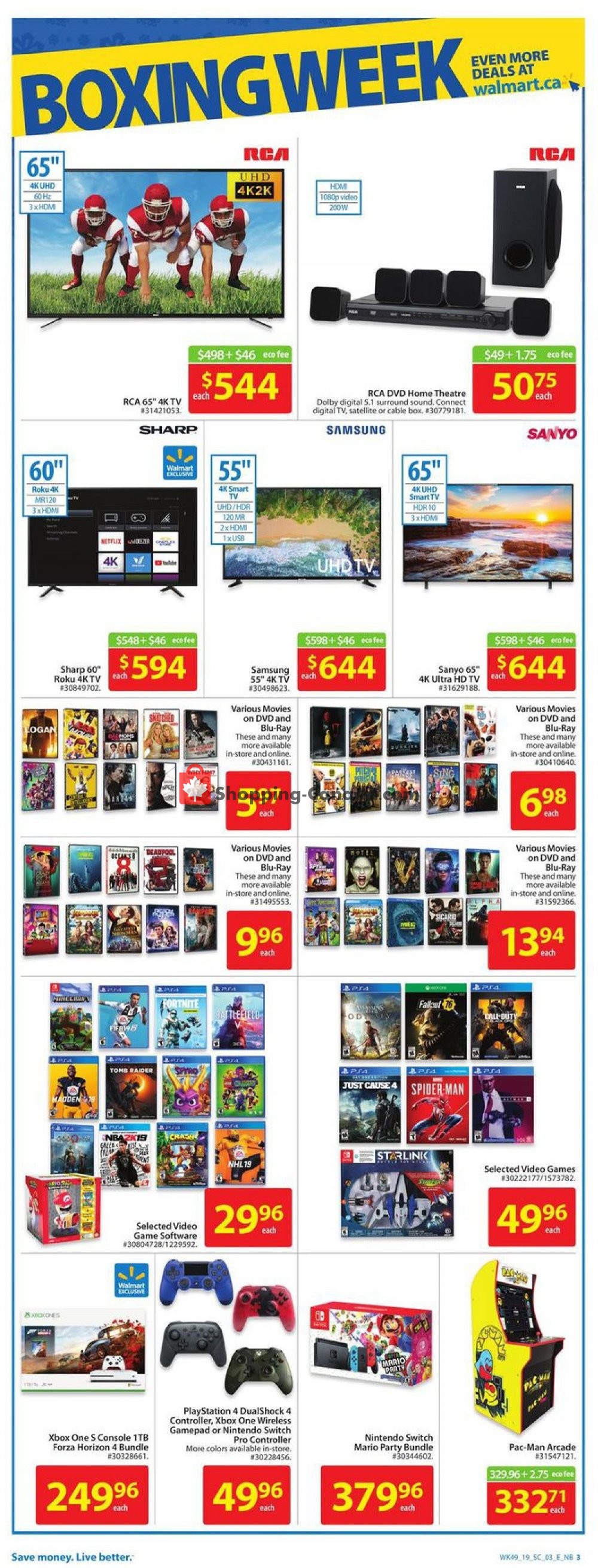 Walmart flyer from Thursday December 27, 2018 to Wednesday January 2, 2019 - page 3