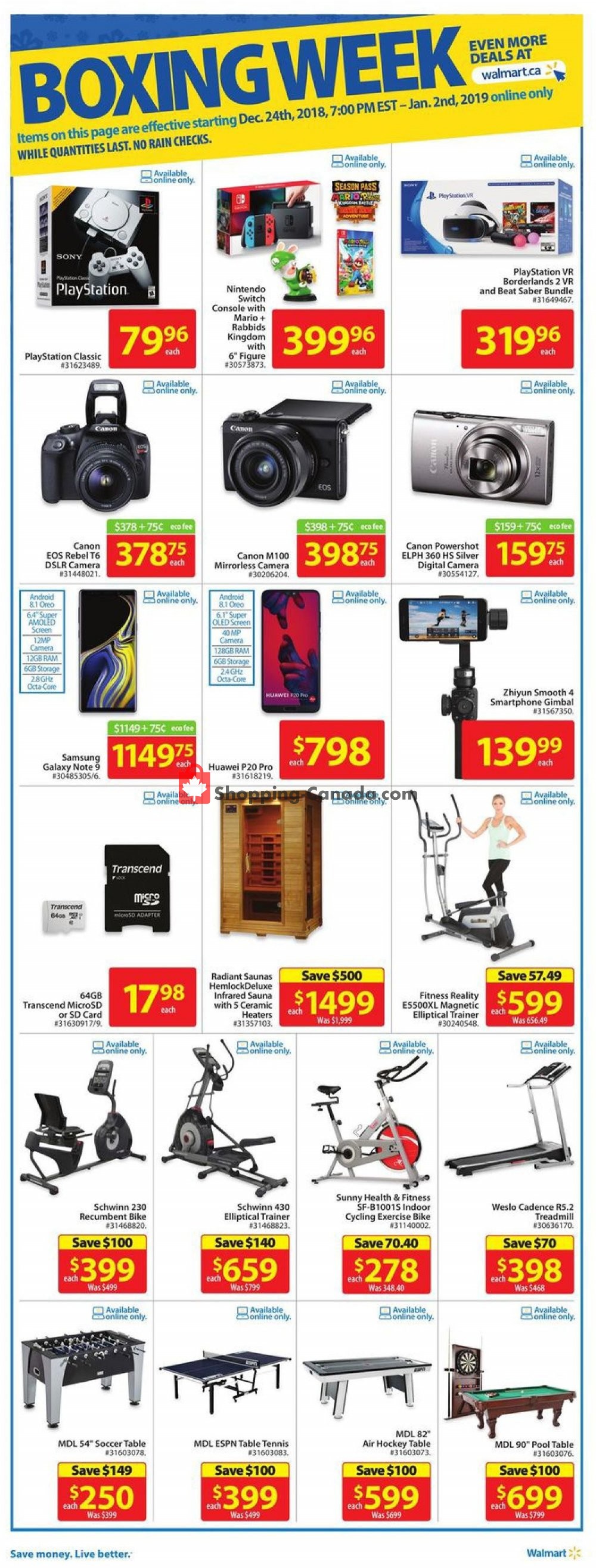 Walmart flyer from Thursday December 27, 2018 to Wednesday January 2, 2019 - page 5