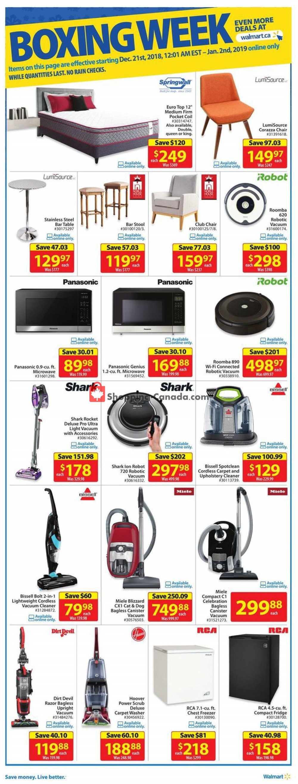 Walmart flyer from Thursday December 27, 2018 to Wednesday January 2, 2019 - page 7