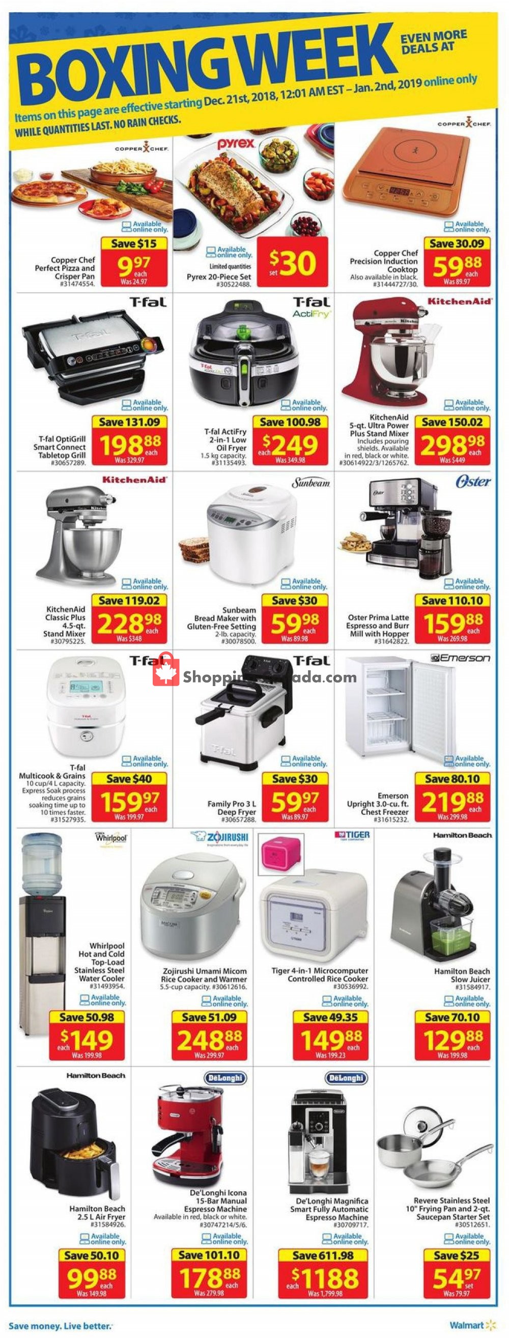 Walmart flyer from Thursday December 27, 2018 to Wednesday January 2, 2019 - page 8