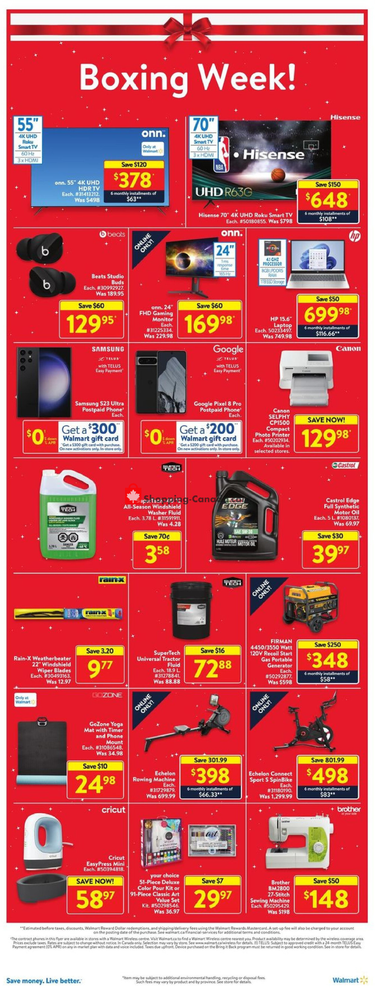 Walmart flyer from Wednesday December 20, 2023 to Wednesday December 27, 2023 - page 5