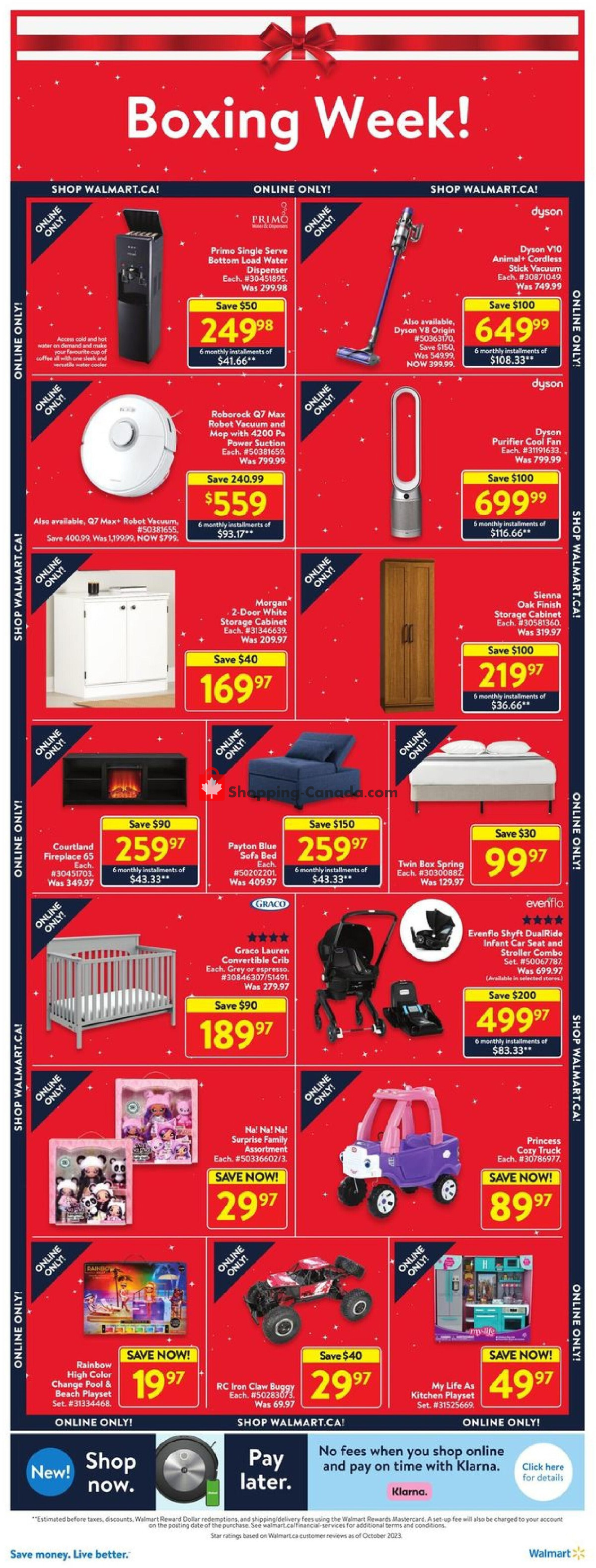 Walmart flyer from Wednesday December 20, 2023 to Wednesday December 27, 2023 - page 6