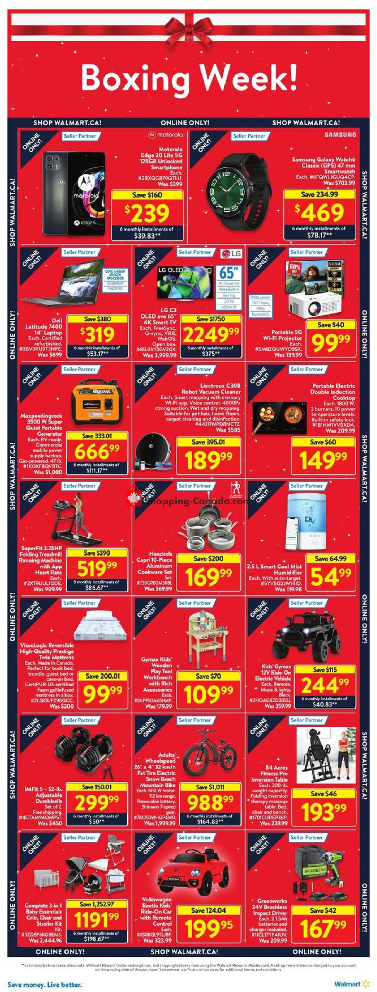 Walmart flyer from Wednesday December 20, 2023 to Wednesday December 27, 2023 - page 7