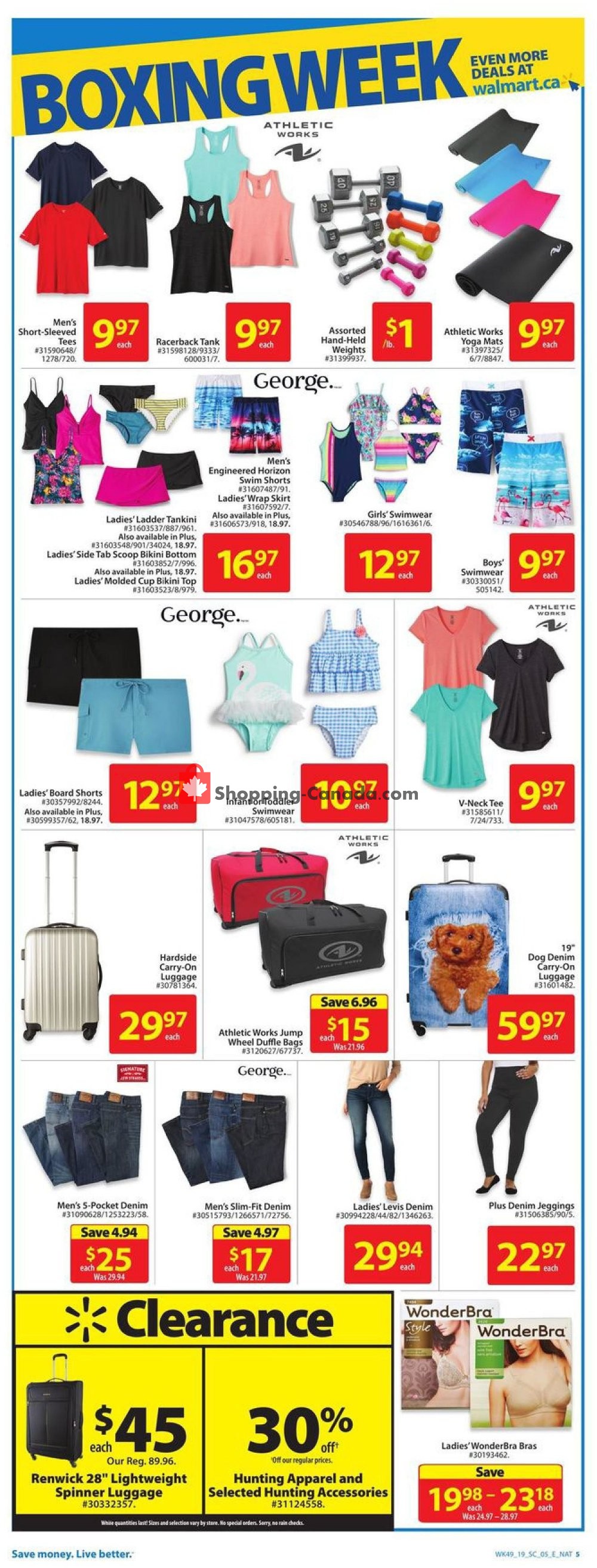 Walmart flyer from Wednesday December 26, 2018 to Wednesday January 2, 2019 - page 10