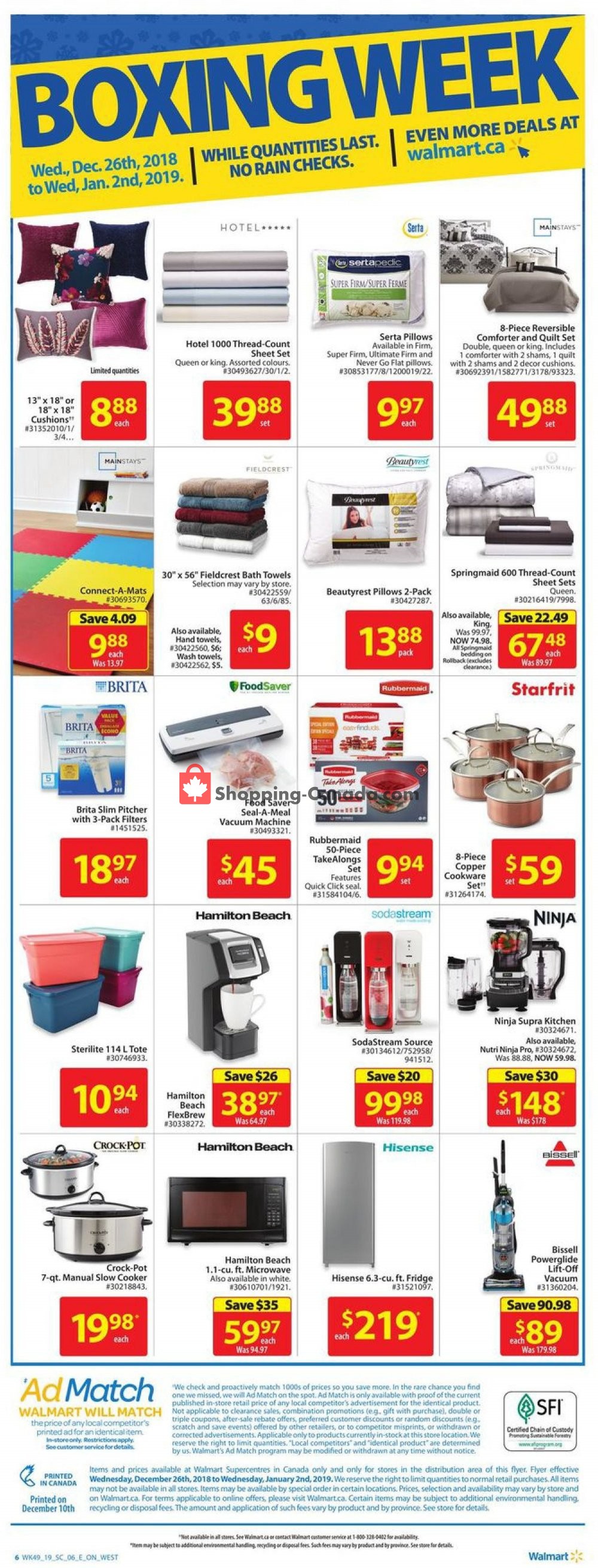 Walmart flyer from Wednesday December 26, 2018 to Wednesday January 2, 2019 - page 11